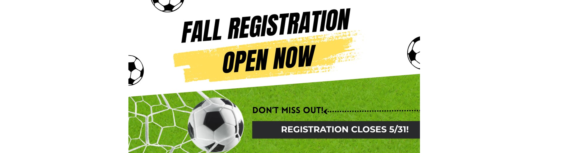 FALL 2025 REGISTRATION IS OPEN!